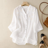 Cotton Embroidered Designer Women's Tunic Shirt